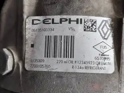 Pezzo di ricambio per auto di seconda mano compressore aria condizionata per opel vivaro combi 2.7t corto riferimenti oem iam 06135103334  7700105765