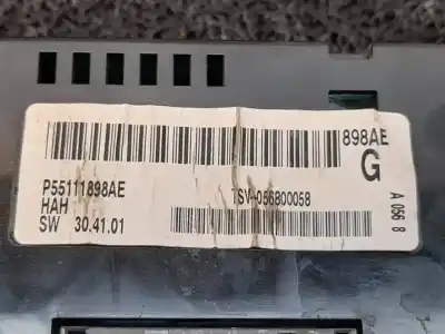 Peça sobressalente para automóvel em segunda mão comando de sofagem (chauffage / ar condicionado) por dodge journey sxt referências oem iam p55111898ae 177200008010 tsv056800058