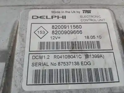 Second-hand car spare part ecu engine control for renault clio iii authentique oem iam references 8200911560  r0410b041c