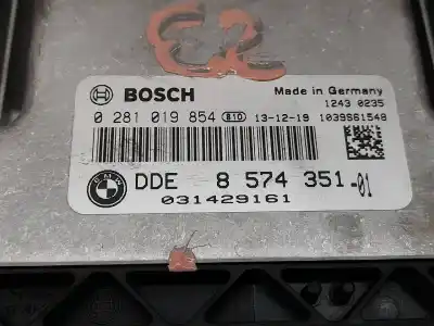 Second-hand car spare part ecu engine control for bmw x1 (e84) sdrive 18d oem iam references 0281019854  857435101