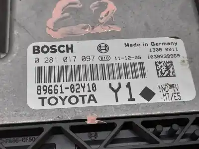 Second-hand car spare part ecu engine control for toyota auris active oem iam references 0281017097  8966102y10