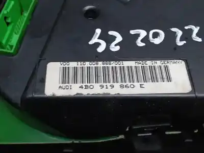 Pezzo di ricambio per auto di seconda mano pannello degli strumenti per audi a6 avant (4b5) 1.9 tdi riferimenti oem iam 4b0919860e  110008888001