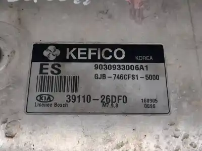 Second-hand car spare part ecu engine control for kia rio 1.6 emotion oem iam references 3911026df0 gjb746cfs15000 9030933006a1