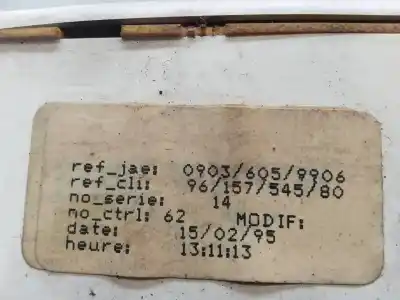 Peça sobressalente para automóvel em segunda mão quadrante por peugeot 605 srdt referências oem iam 9615754580  09036059906