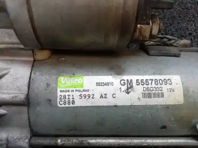 Peça sobressalente para automóvel em segunda mão motor de arranque por opel corsa d expression referências oem iam 55578093  55234810