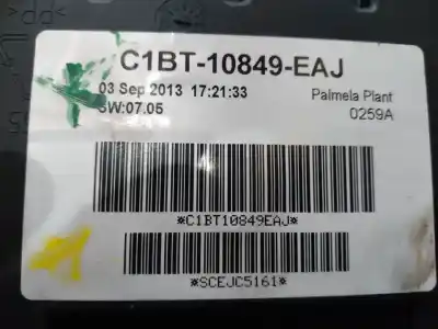 Автозапчастина б/у панель інструментів для ford fiesta (ccn) trend посилання на oem iam c1bt10849eaj  