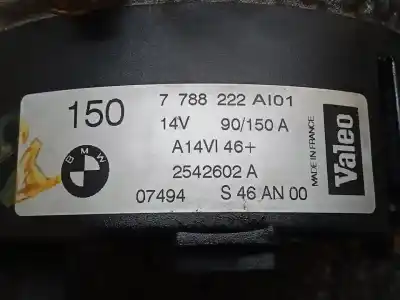 Pezzo di ricambio per auto di seconda mano alternatore per bmw serie 3 berlina (e46) 320d riferimenti oem iam 7788222  2542602a