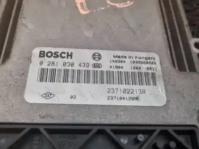 Second-hand car spare part ecu engine control for dacia logan ambiance oem iam references 0281030439  237102213r