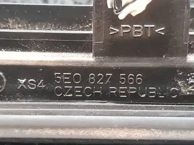 İkinci el araba yedek parçası dis kapi kolu için skoda fabia (5j2 ) ambition oem iam referansları 5e0827566  