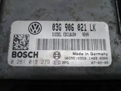 Second-hand car spare part ecu engine control for seat leon (1p1) stylance / style oem iam references 0281013279  03g906021lk