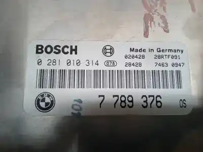Second-hand car spare part ecu engine control for bmw x5 (e53) 3.0d oem iam references 02810101314  7789376