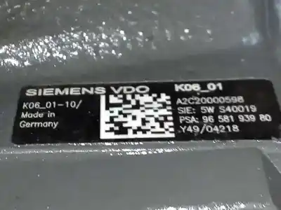 Second-hand car spare part complete engine for ford focus berlina (cap) sport oem iam references g6dd  