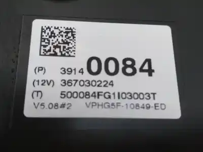 Second-hand car spare part dashboard for opel corsa e selective oem iam references 367030224  39140084