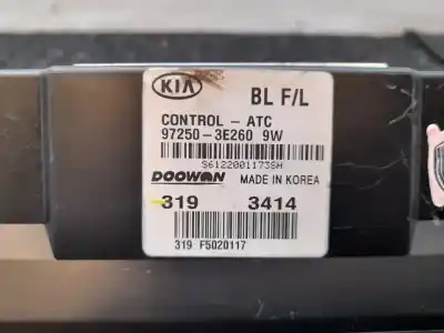 Second-hand car spare part climate control for kia sorento 2.5 crdi active oem iam references 972503e260  