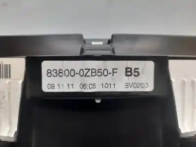 Peça sobressalente para automóvel em segunda mão quadrante por toyota auris active referências oem iam 838000zb50f  