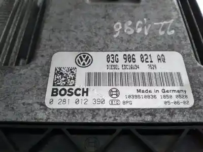 Автозапчасти б/у блок управления двигателем за volkswagen caddy ka/kb (2k) life ссылки oem iam 03g906021aq  0281012390