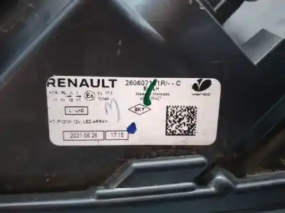 Pezzo di ricambio per auto di seconda mano faro anteriore sinistro per dacia sandero iii stepway comfort riferimenti oem iam 26060761r  