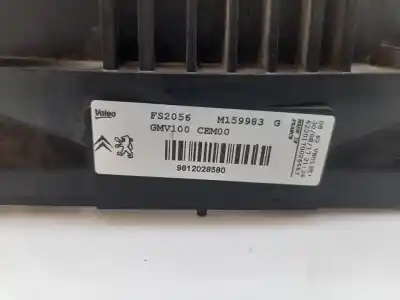 Автозапчастина б/у електро вентилятор для citroen c-elysée shine посилання на oem iam 9812028580  