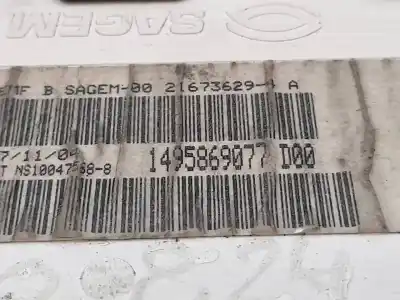 Second-hand car spare part multifunction display for peugeot 807 st pack oem iam references 1495869077  