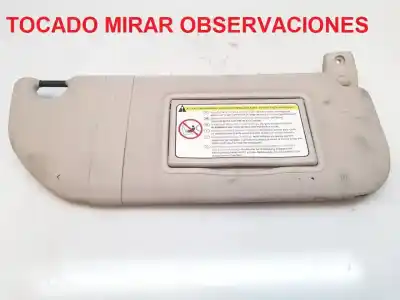 Second-hand car spare part right sunshade for citroen c2 vtr oem iam references 