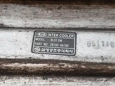 Peça sobressalente para automóvel em segunda mão intercooler por kia sorento 2.5 crdi ex referências oem iam 281904a160  