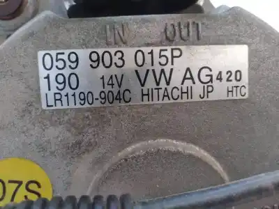 Second-hand car spare part alternator for audi a8 (4e2) 4.0 tdi quattro oem iam references 059903015p  