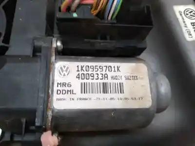 Second-hand car spare part driver left window regulator for volkswagen golf v berlina (1k1) highline oem iam references 1k0959701k 1k0959793g 