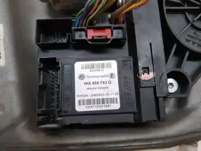 Second-hand car spare part driver left window regulator for volkswagen golf v berlina (1k1) highline oem iam references 1k0959701k 1k0959793g 