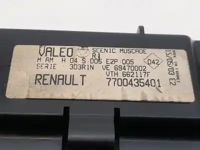 Автозапчасти б/у климат-контроль за renault scenic (ja..) 1.9 dci authentique ссылки oem iam 7700435401  