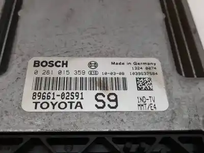 Second-hand car spare part ecu engine control for toyota auris active oem iam references 0281015359  8966102s91