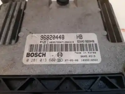 Second-hand car spare part ecu engine control for chevrolet lacetti sx oem iam references 0281013600  96820448