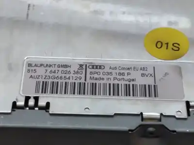 Автозапчастина б/у аудіо система / радіо cd для audi a3 (8p) 2.0 tdi ambition (dpf) (125kw) посилання на oem iam 8p0035186p  