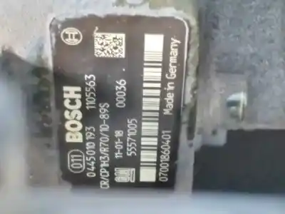 Peça sobressalente para automóvel em segunda mão bomba de injeção por opel insignia berlina essentia referências oem iam 0445010193