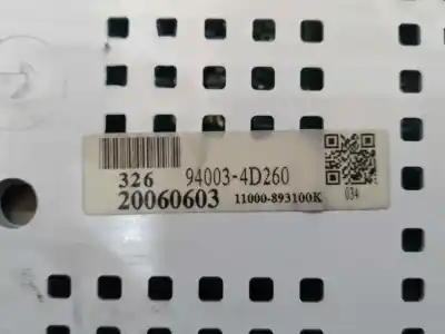 Peça sobressalente para automóvel em segunda mão quadrante por kia carnival 2.9 crdi cat referências oem iam 940034d260  20060603