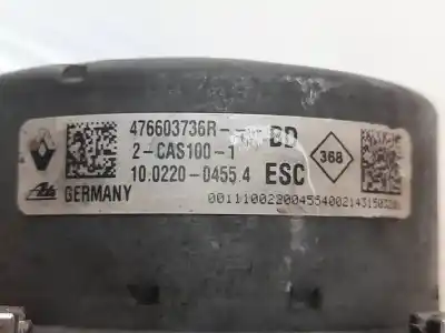 Peça sobressalente para automóvel em segunda mão abs por dacia dokker ambiance referências oem iam 476603736r  10091514523