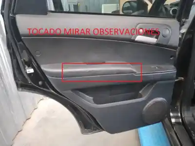 Peça sobressalente para automóvel em segunda mão forra / revestimento da porta traseira esquerda por ssangyong actyon 200 xdi 4wd limited referências oem iam 