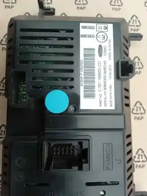 Second-hand car spare part multifunction display for ford b-max titanium oem iam references   