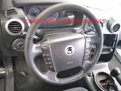 Peça sobressalente para automóvel em segunda mão volante por ssangyong actyon 200 xdi 4wd limited referências oem iam 
