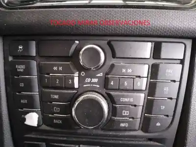 Peça sobressalente para automóvel em segunda mão sistema de áudio / rádio cd por opel meriva b essentia referências oem iam 