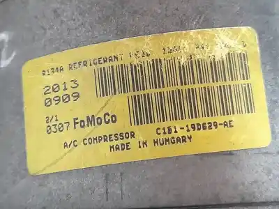Second-hand car spare part air conditioning compressor for ford fiesta (ccn) trend oem iam references c1b119d629ae  
