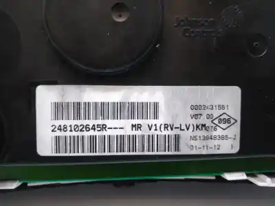 Peça sobressalente para automóvel em segunda mão quadrante por dacia sandero laureate referências oem iam 248102645r  