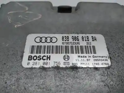 Автозапчасти б/у блок управления двигателем за audi a3 (8l) 1.9 tdi ссылки oem iam 0281001756  038906018ba