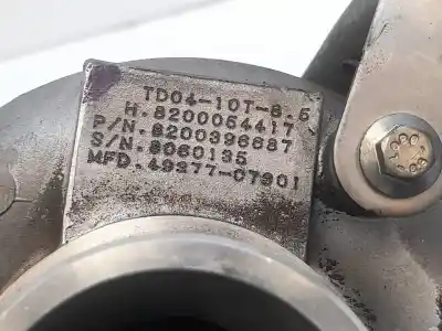 Second-hand car spare part turbocharger for renault scenic ii grand confort authentique oem iam references 8200054417 4987707301 8200396687