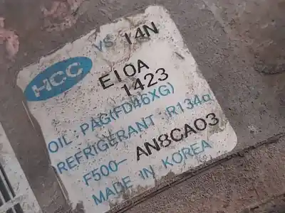 Second-hand car spare part air conditioning compressor for kia cee´d drive oem iam references f500an8ca03  