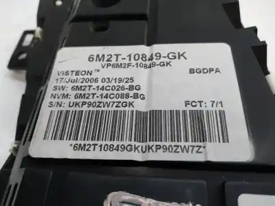 Second-hand car spare part dashboard for ford s-max (ca1) titanium oem iam references 6m2t10849gk 6m2t14c088bg 6m2t14c026bg