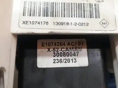Peça sobressalente para automóvel em segunda mão comando de sofagem (chauffage / ar condicionado)  por dacia sandero stepway referências oem iam e1074264ac  