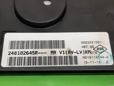 Peça sobressalente para automóvel em segunda mão quadrante por dacia sandero stepway referências oem iam 248102645r  