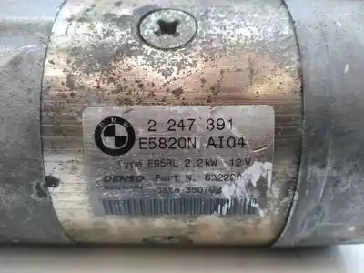 Peça sobressalente para automóvel em segunda mão motor de arranque por bmw x5 (e53) 3.0d referências oem iam 2247391  