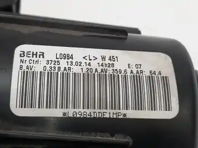 Second-hand car spare part heater blower motor for smart coupe fortwo coupe mhd (52kw) (451.380) oem iam references l0984  