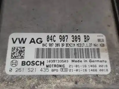 Second-hand car spare part ecu engine control for skoda fabia ambition oem iam references 04c907309bp  0261s21435